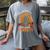 Thankful For My 5th Grade Turkeys Thanksgiving Teacher Women's Comfort Colors T-Shirt Gray