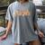 Thankful Teacher Autumn Fall Teacher Thanksgiving Youth Women's Comfort Colors T-Shirt Gray