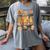 Thanksgiving One Thankful Art Teacher Fall Groovy Men Women Women's Comfort Colors T-Shirt Gray Thanksgiving One Thankful Art Teacher Fall Groovy Men Women Women's Comfort Colors T-Shirt Gray