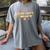 Think Happy Thoughts Teens Spring Positive Message Teachers For Men Women Girls Kids Women's Comfort Colors T-Shirt Gray