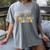Third 3rd Grade Teacher Appreciation Teaching Wildflowers Women's Comfort Colors T-Shirt Gray