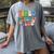 Tired Teachers Club Groovy Teachers Back To School Women's Comfort Colors T-Shirt Gray