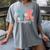 TK Vibes Back To School Teachers Students TK Team Women's Comfort Colors T-Shirt Gray TK Vibes Back To School Teachers Students TK Team Women's Comfort Colors T-Shirt Gray