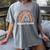 Toddler Teacher Rainbow Leopard Infant Teacher Men Women Women's Comfort Colors T-Shirt Gray Toddler Teacher Rainbow Leopard Infant Teacher Men Women Women's Comfort Colors T-Shirt Gray