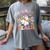Trick Or Teach Groovy Teacher Halloween Retro Ghost Women's Comfort Colors T-Shirt Gray Trick Or Teach Groovy Teacher Halloween Retro Ghost Women's Comfort Colors T-Shirt Gray