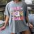 Trick Or Teach Halloween Teacher Floral Ghost Groovy Women's Comfort Colors T-Shirt Gray Trick Or Teach Halloween Teacher Floral Ghost Groovy Women's Comfort Colors T-Shirt Gray