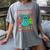 Trick Or Teach Neon Ghost Flower Teacher Spooky Halloween Women's Comfort Colors T-Shirt Gray Trick Or Teach Neon Ghost Flower Teacher Spooky Halloween Women's Comfort Colors T-Shirt Gray