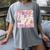 Trick Or Teach Retro Halloween Teacher Look Women's Comfort Colors T-Shirt Gray