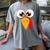 Turkey Face Halloween Costume Thanksgiving Teacher Nurse Women's Comfort Colors T-Shirt Gray Turkey Face Halloween Costume Thanksgiving Teacher Nurse Women's Comfort Colors T-Shirt Gray