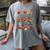 Turkey Squad Music Note Music Teacher Thanksgiving Women's Comfort Colors T-Shirt Gray