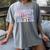 Twinning With My Teacher Bestie Teaching Partner Women's Comfort Colors T-Shirt Gray Twinning With My Teacher Bestie Teaching Partner Women's Comfort Colors T-Shirt Gray