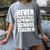 Never Underestimate A Private School Teacher Back To School Women's Comfort Colors T-Shirt Gray