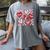 Valentine You Are Loved Worthy Enough Candy Heart Teacher For Men Women Girls Kids Women's Comfort Colors T-Shirt Gray