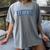 Varsity Grey Nantucket Women's Comfort Colors T-Shirt Gray