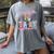 Women PE Teacher Back To School Physical Education Teacher Women's Comfort Colors T-Shirt Gray