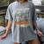 I Won't Stop Haunting Me Skeleton 6 7 Meme Teachers Women's Comfort Colors T-Shirt Gray