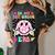 In My 1st Grade Era Smile Face Back To School Teacher Kid Women's Comfort Colors T-Shirt Pepper