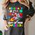 2nd Grade Is Out Of This World Space Rocket Planets Teacher Women's Comfort Colors T-Shirt Pepper