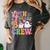 4th Grade Boo Crew Fourth Grade Teacher Kids Happy Halloween Women's Comfort Colors T-Shirt Pepper