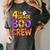 4th Grade Boo Crew Ghost Halloween Teacher Costume Women's Comfort Colors T-Shirt Pepper