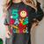 50 Days Of School Teacher Happy 50th Day Of School Kids Women's Comfort Colors T-Shirt Pepper