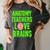 Anatomy Teachers Love Brains Halloween Teacher Costume Shirt Women's Comfort Colors T-Shirt Pepper