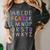 Back To School Kindergarten Alphabet ABC Teacher Women Kids Women's Comfort Colors T-Shirt Pepper Back To School Kindergarten Alphabet ABC Teacher Women Kids Women's Comfort Colors T-Shirt Pepper