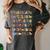 Back To School Kindergarten Teacher ABCs Animals Alphabet Women's Comfort Colors T-Shirt Pepper