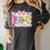 Back To School Pre-K Preppy Teacher Girl Women's Comfort Colors T-Shirt Pepper