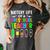 Battery Life Of a Preschool School Teacher School Week Women's Comfort Colors T-Shirt Pepper