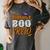 Biology Boo Crew Halloween Biology Teacher Matching For Men Women Kids Women's Comfort Colors T-Shirt Pepper