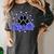 Blue Bobcats School Spirit Coquette Bow Mascot Teacher Women's Comfort Colors T-Shirt Pepper