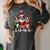 Boston Terrier Christmas Dogs Santa Reindeer Elf Women's Comfort Colors T-Shirt Pepper