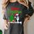 Boston Terrier Christmas Tree Lights Xmas Dog Lover Women's Comfort Colors T-Shirt Pepper
