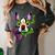 Boston Terrier In Day Of The Dead Sugar Skull Dog Women's Comfort Colors T-Shirt Pepper
