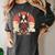 Boston Terrier Dog Japanese Style Samurai Dogs Women's Comfort Colors T-Shirt Pepper