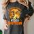My Boston Terrier Dog Rides Shotgun Witch Halloween Men Women Women's Comfort Colors T-Shirt Pepper
