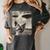 Boston Terrier Dog UFO Alien Extraterrestrial Selfie Women's Comfort Colors T-Shirt Pepper