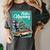 Boston Terrier Merry Christmas Tree Truck Dog X-Mas Women's Comfort Colors T-Shirt Pepper