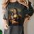 Boston Terrier Mona Lisa Painting Art Dog Mom Dad For Men Women Kids Women's Comfort Colors T-Shirt Pepper