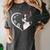 Boston Terrier Shirts For Women Girls Kids Heart Cute Women's Comfort Colors T-Shirt Pepper