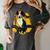 Boston Terrier s Mid-Century Modern Art s Street Grunge Women's Comfort Colors T-Shirt Pepper