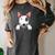 Bull Terrier Pocket Bull Terrier Peeking Out Pocket Women's Comfort Colors T-Shirt Pepper