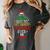 All Is Calm Said No 1st Grade Teacher Ever Christmas Teacher Women's Comfort Colors T-Shirt Pepper