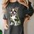 Camo Boston Terrier Pet Owner Camouflage Dog Lover Women's Comfort Colors T-Shirt Pepper