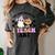 You Can't Scare Me I Teach Art Retro Teacher Ghost Halloween Women's Comfort Colors T-Shirt Pepper