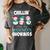 Chillin' With My Preschool Snowmies Teacher Christmas Men Women Kids Women's Comfort Colors T-Shirt Pepper