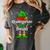 Christmas Kindergarten Elf Squad Teacher Student Women's Comfort Colors T-Shirt Pepper