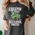 Creepin It Real Monster School Preschool Teacher Halloween Women's Comfort Colors T-Shirt Pepper