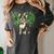 Cute Boston Terrier Shamrock St Patrick's Day Dog Lover Men Women Kids Women's Comfort Colors T-Shirt Pepper